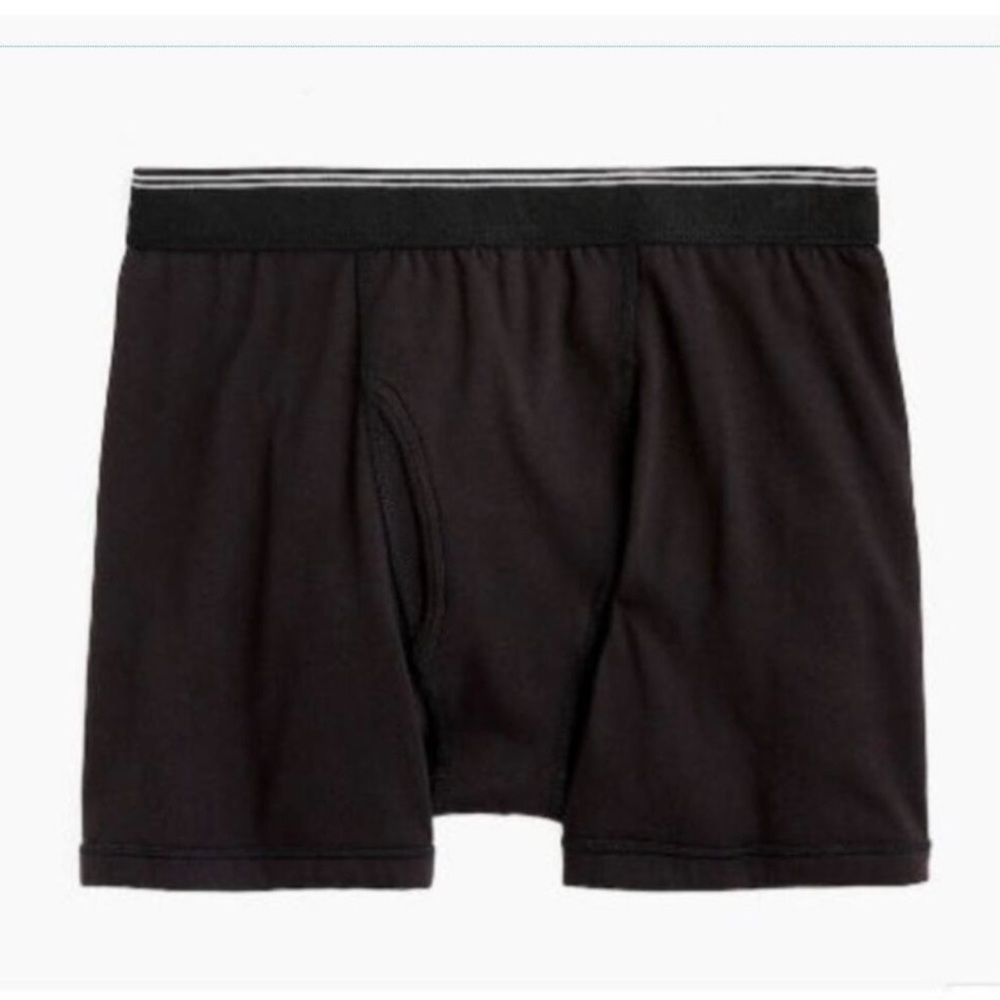 NWT J. Crew Stretch Boxer Briefs Black